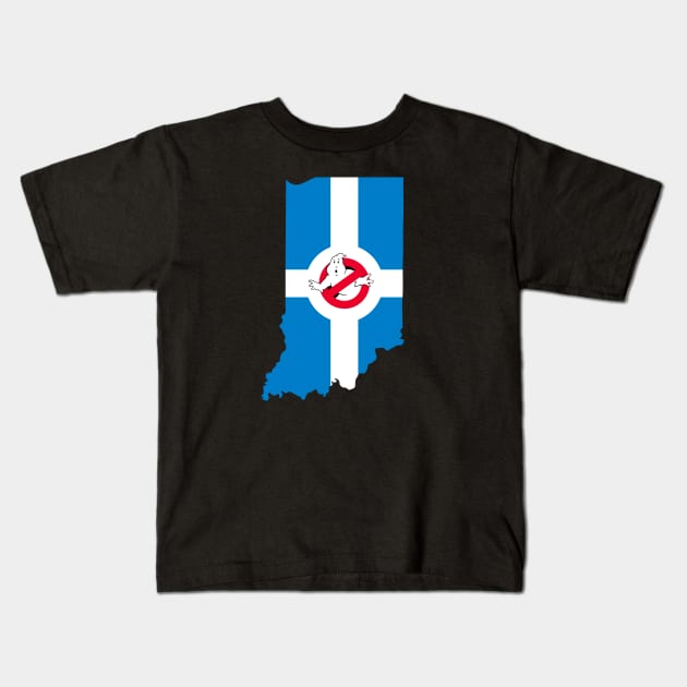 Circle City Ghostbusters of Indiana Kids T-Shirt by Circle City Ghostbusters